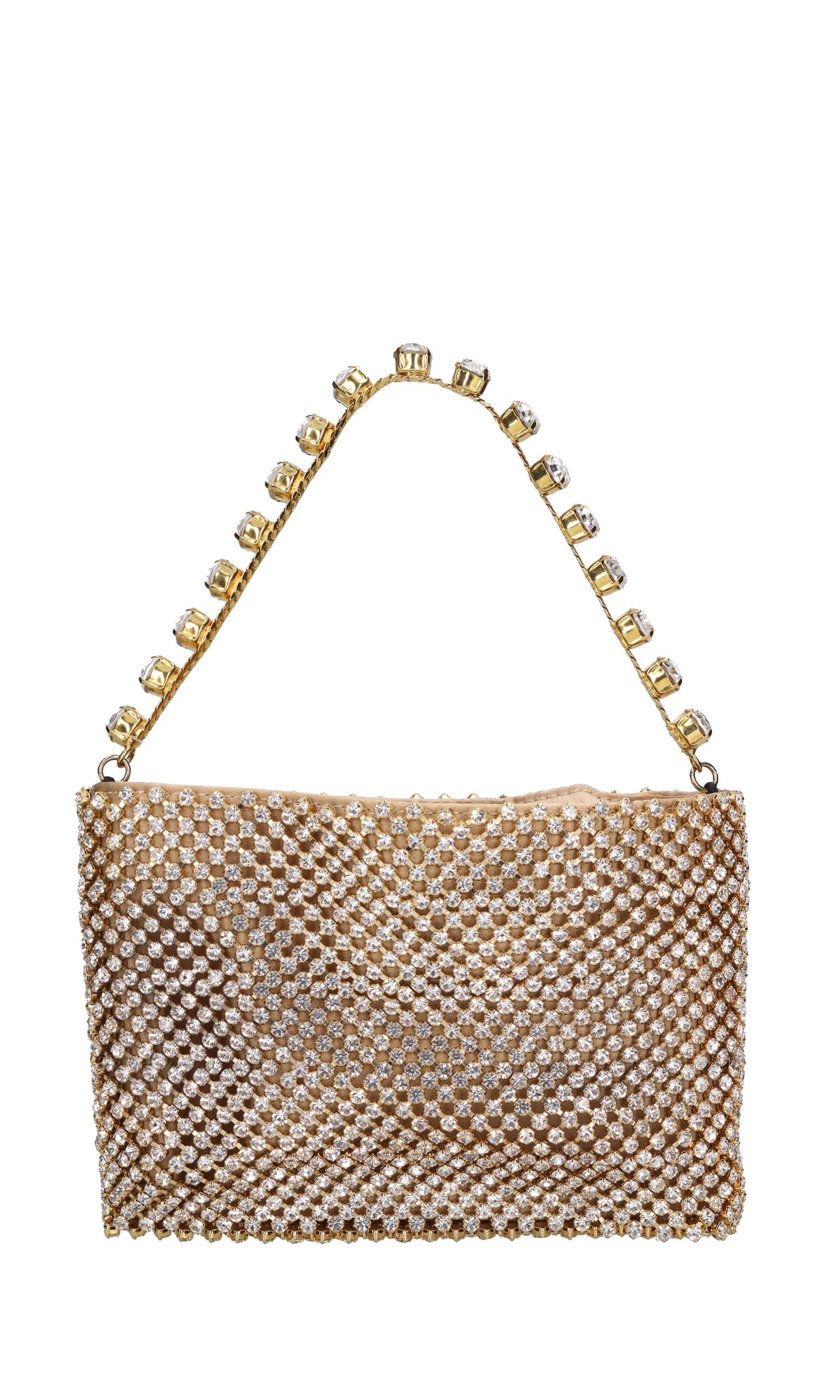 Borsa modello AURORA in tessuto e strass 
