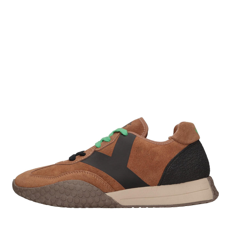 Sneakers in camoscio e gomma 