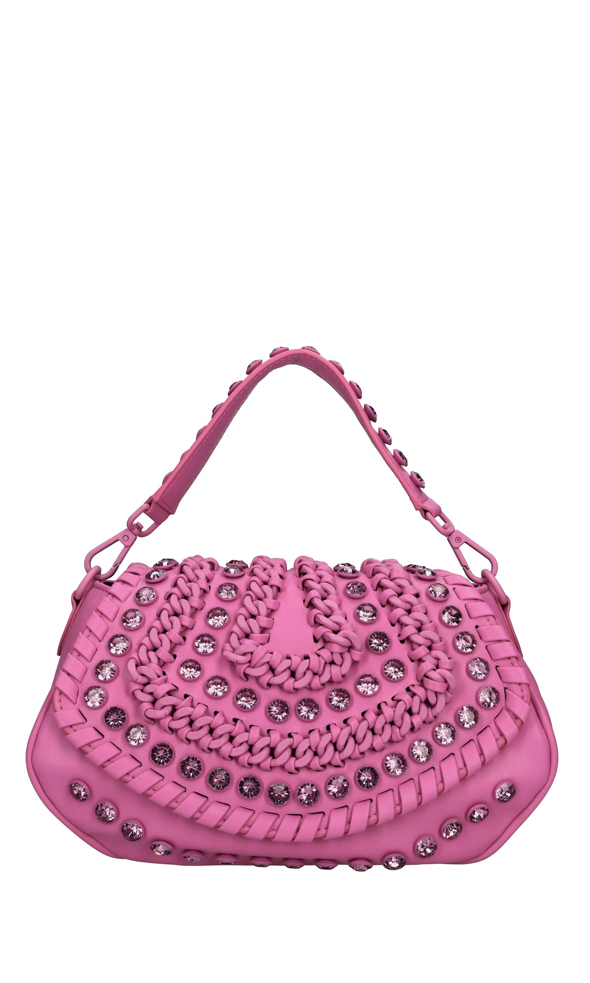 Borsa modello ANDROMEDA in ecopelle e borchie 