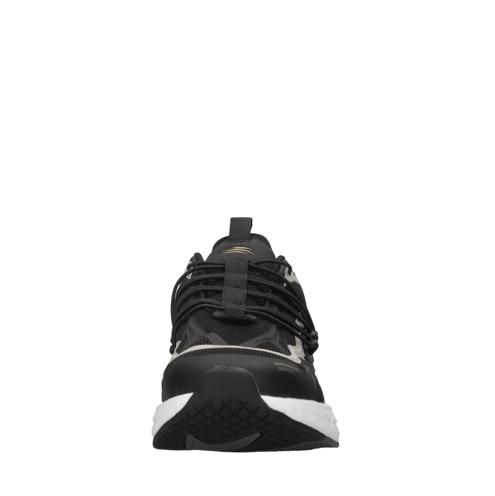 Sneakers in ecopelle e tessuto 