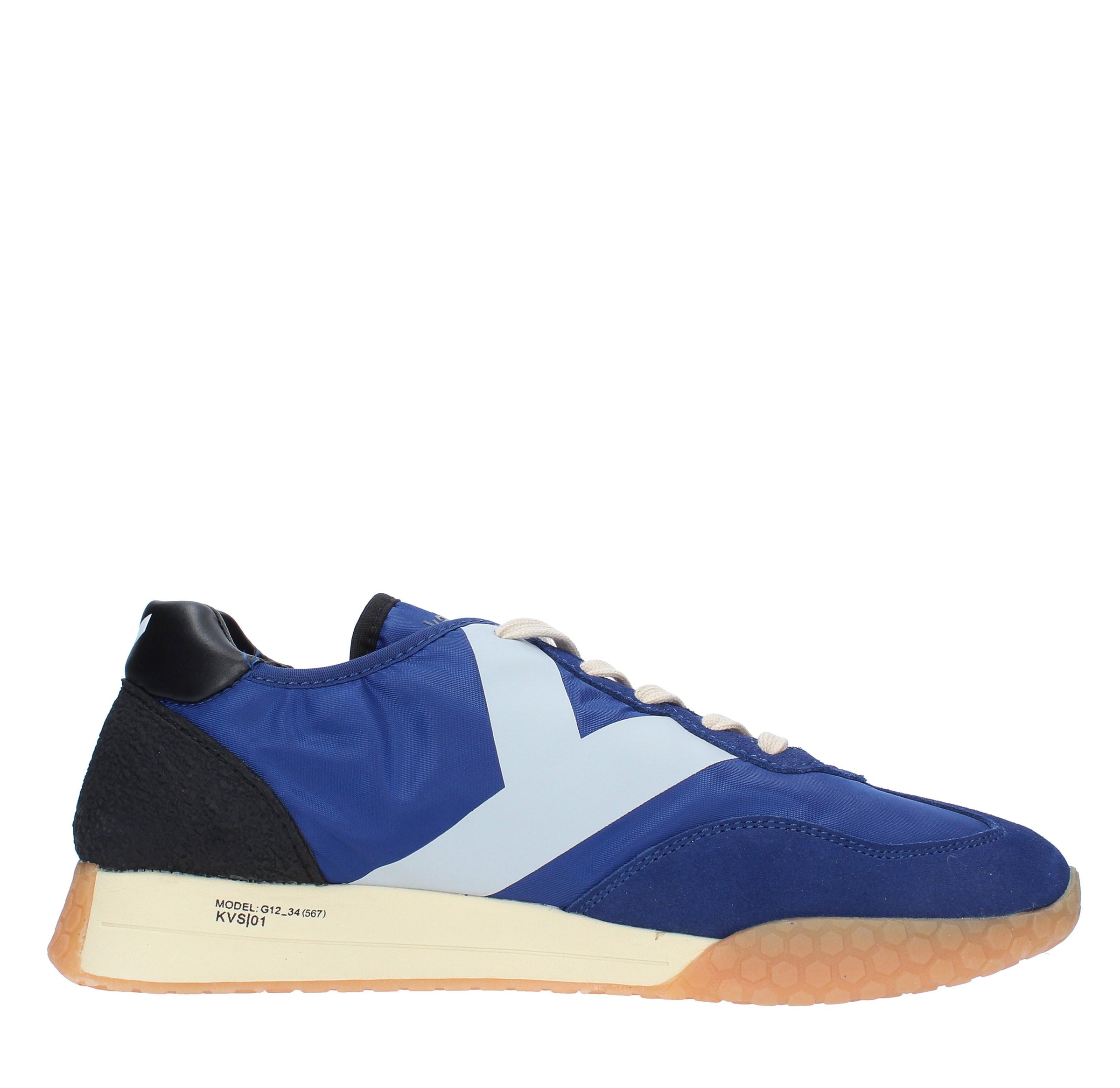 Sneakers in camoscio tessuto e gomma 