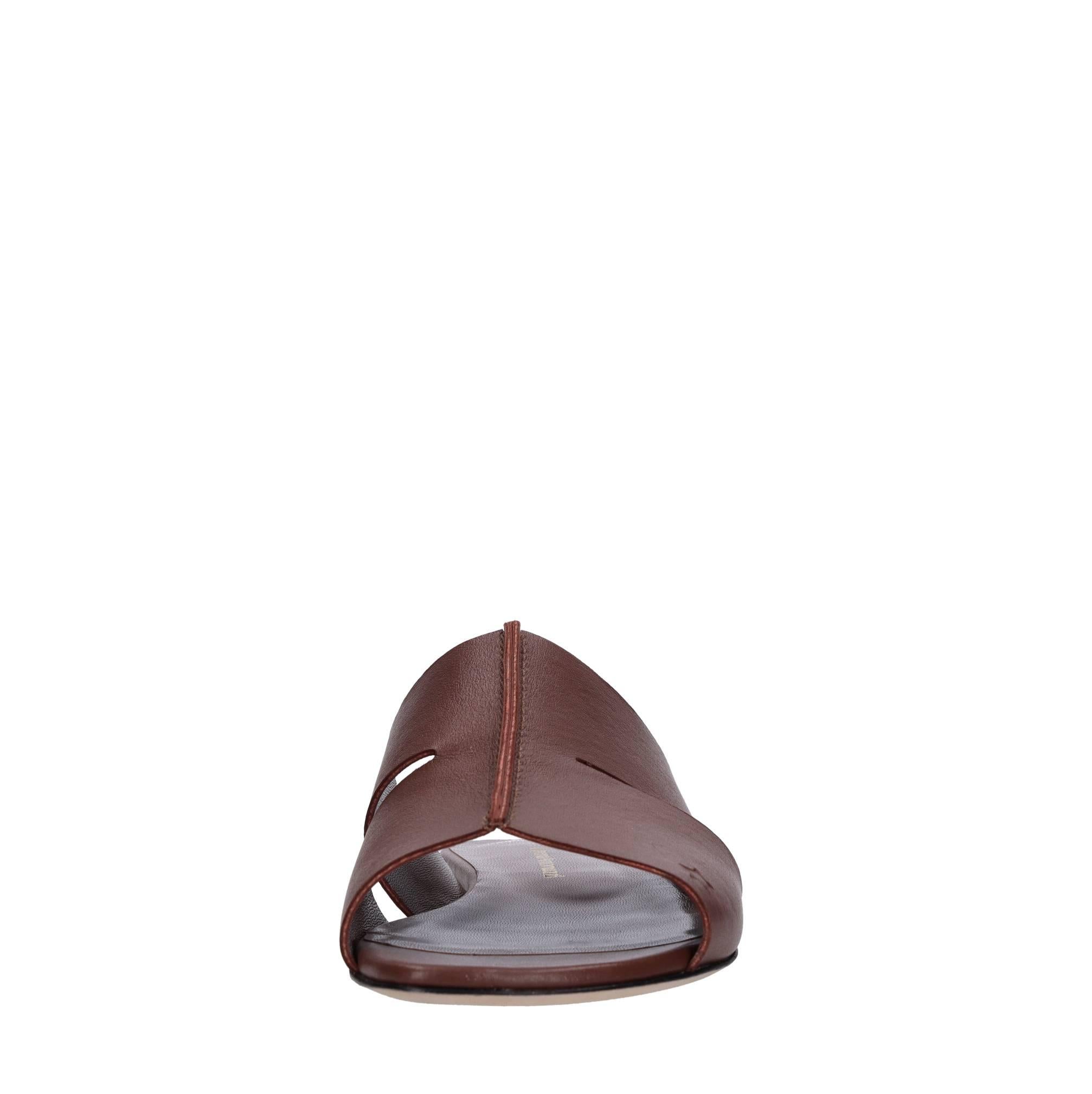 Mules in pelle 