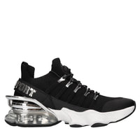 Sneakers in ecopelle e tessuto 