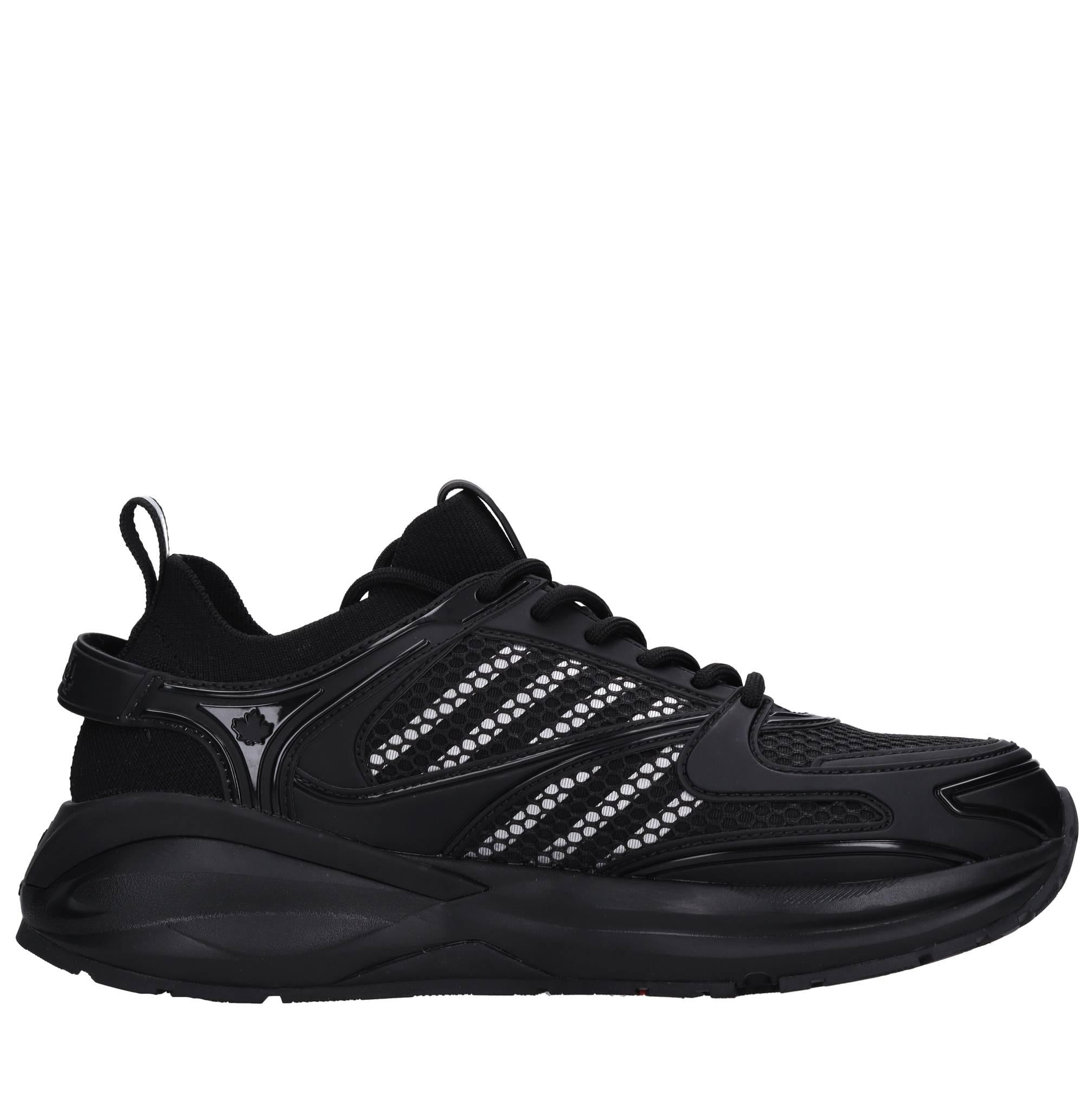 Sneakers in tessuto ed ecopelle 