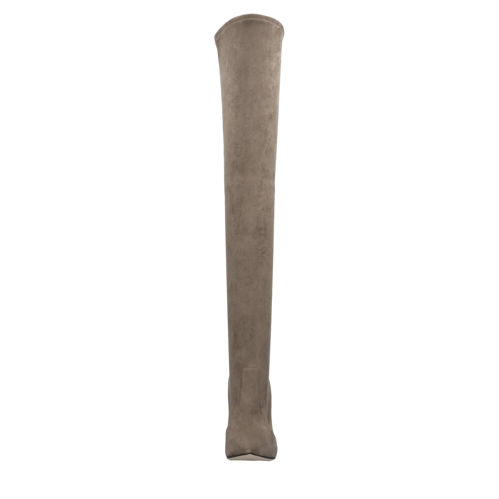 Stivali cuissardes in camoscio 