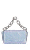 GEDEBE Borsa mini My Dream in raso e strass