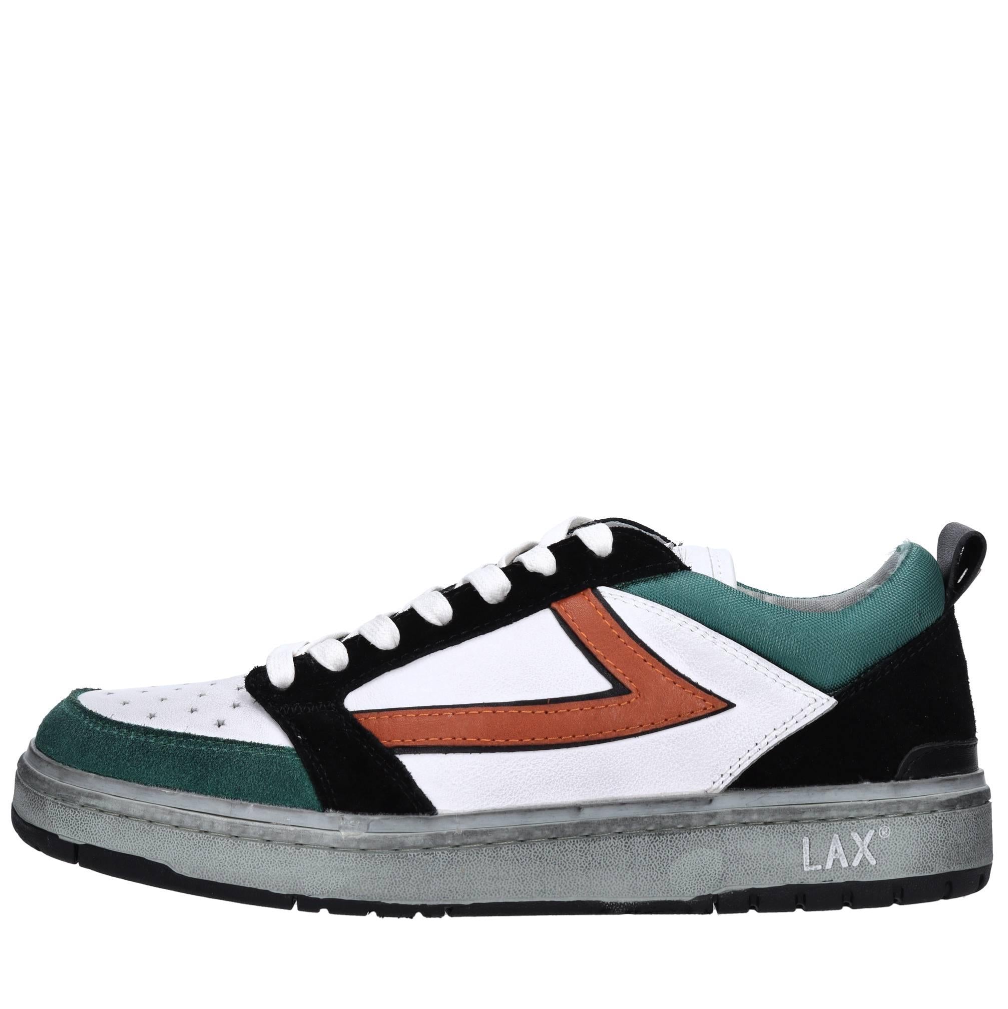 Sneakers in pelle e camoscio 