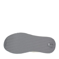 Sneakers in pelle e tessuto 