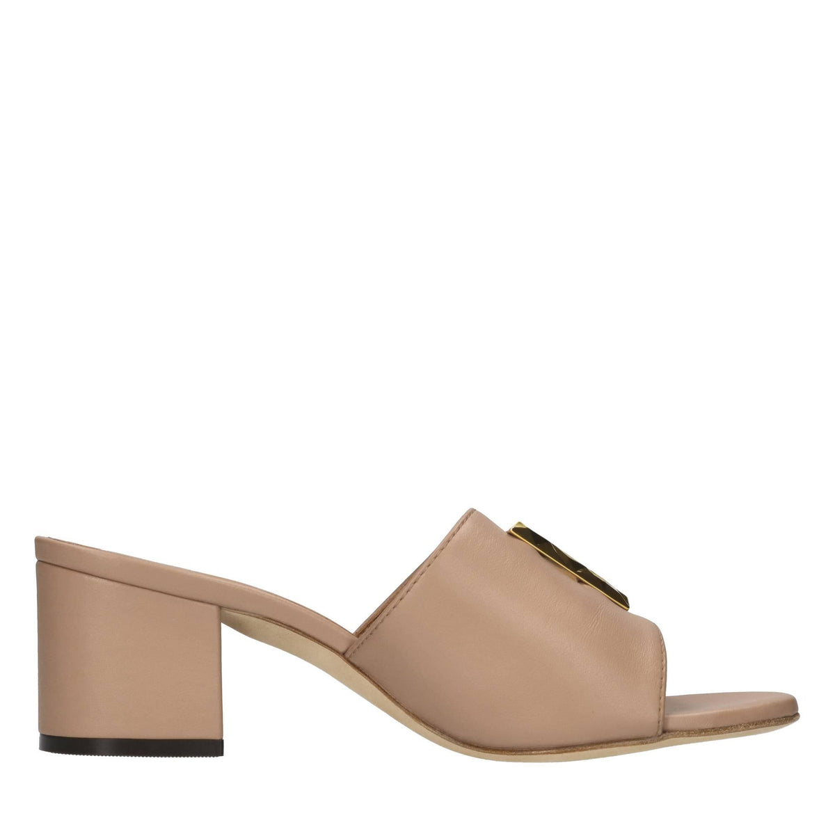 Mules in pelle 