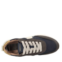 Sneakers in ecopelle e tessuto 