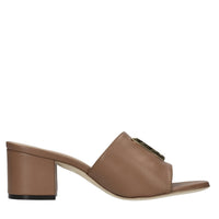 Mules in pelle 