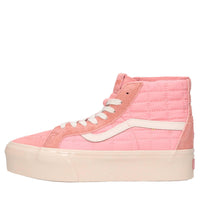 Sneakers in pelle e tessuto 