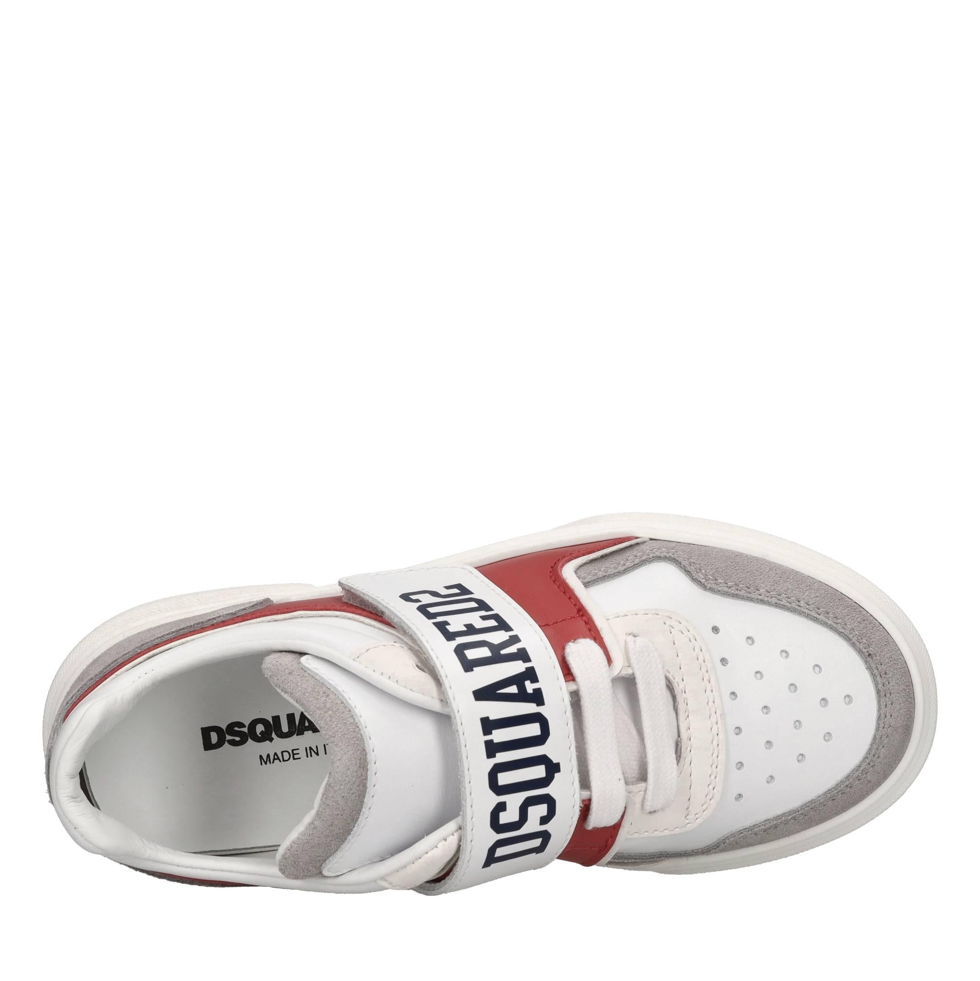 Sneakers in pelle e camoscio 