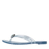 CASADEI Jelly PVC and Swarovski Flat Sandals
