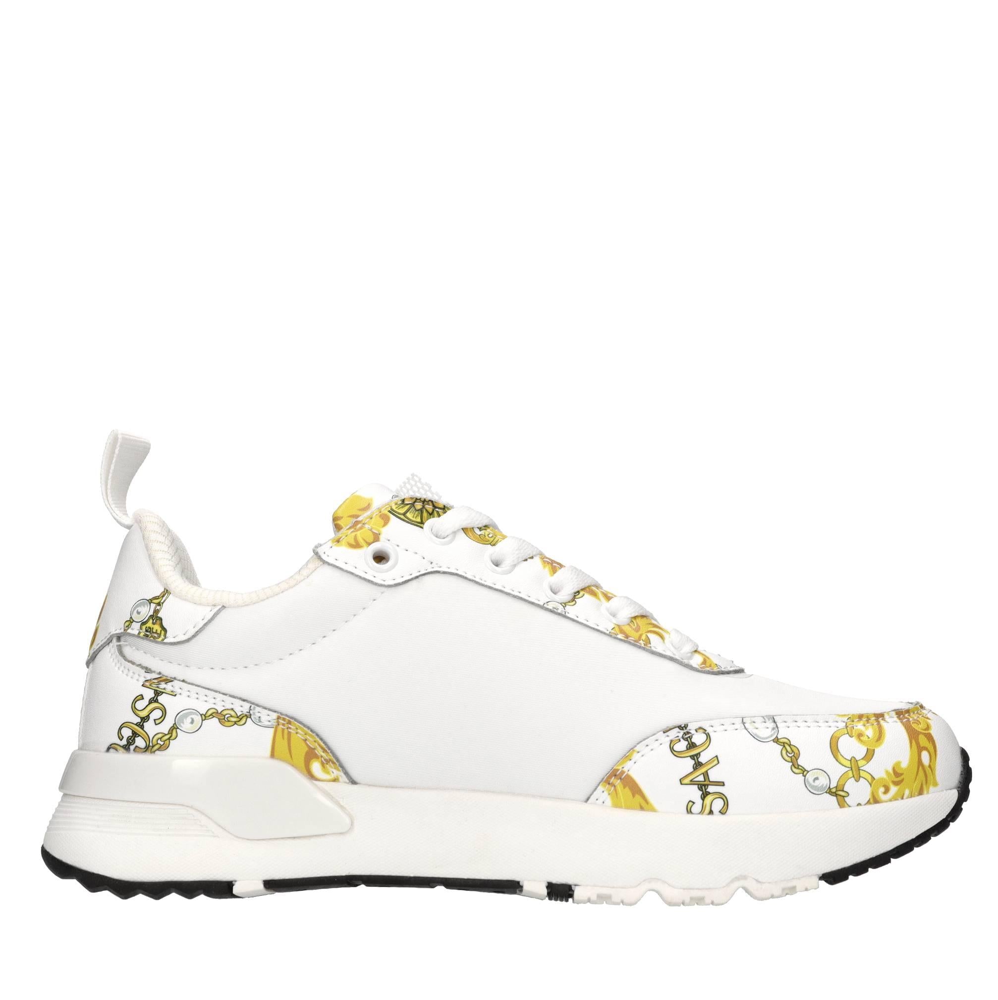 Sneakers in ecopelle e tessuto 