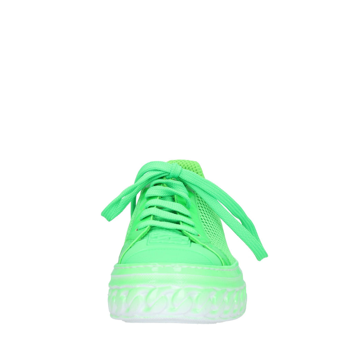 Sneakers in pelle e tessuto 