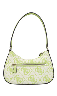 Borsa in ecopelle e tessuto 