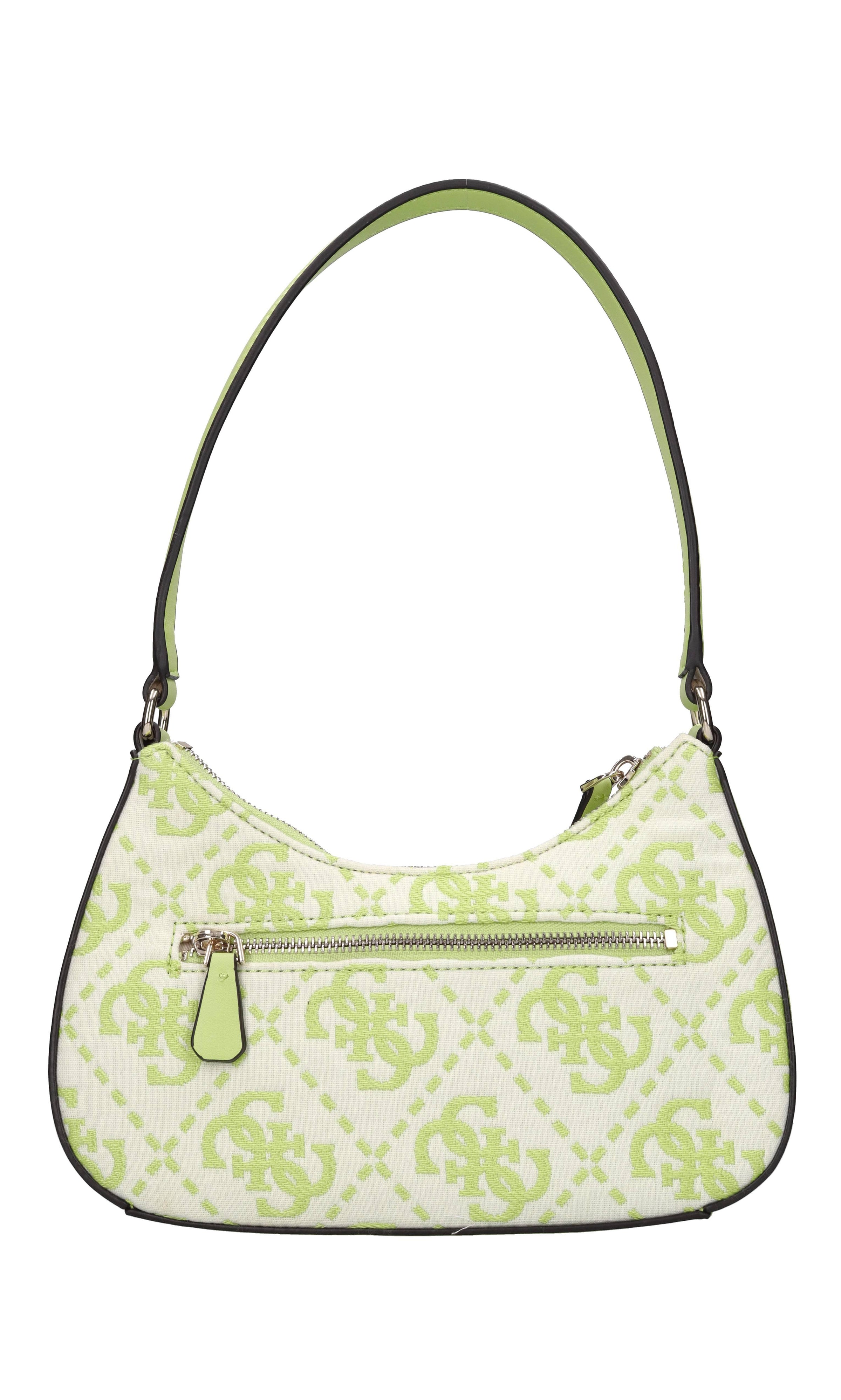 Borsa in ecopelle e tessuto 