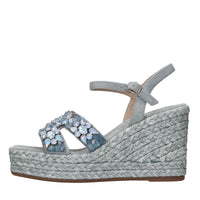 Sandali in pelle strass e pietre 