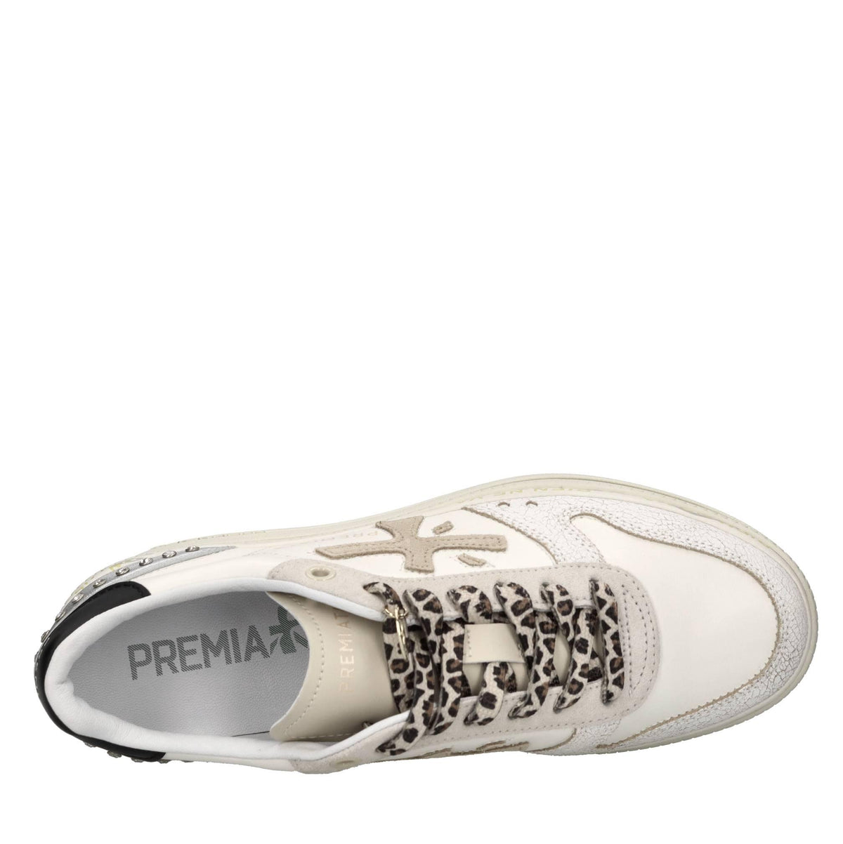 Sneakers in pelle ecopelle 