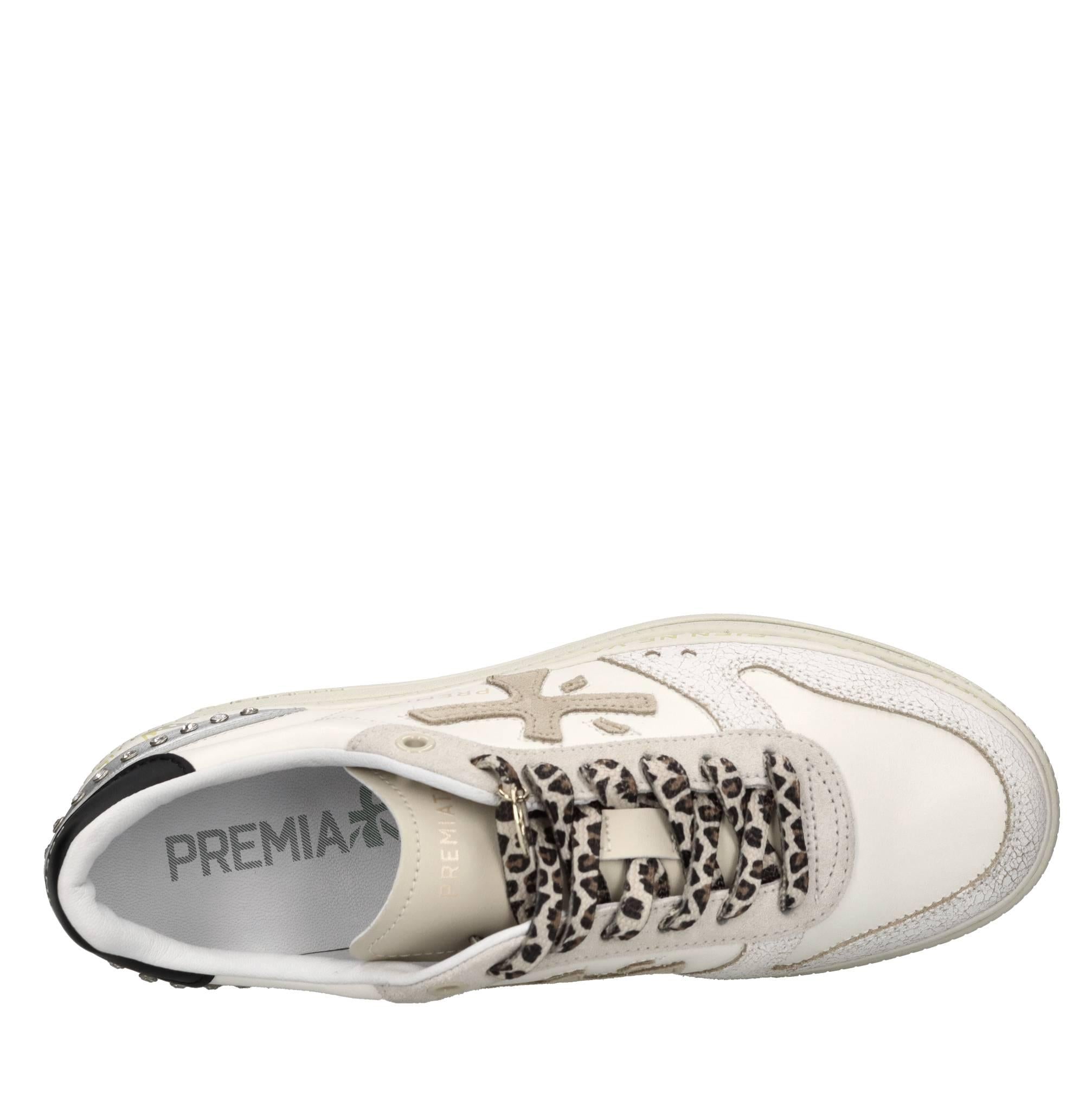 Sneakers in pelle ecopelle 