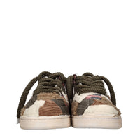 Sneakers in tessuto ed ecopelle 