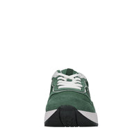 Sneakers in camoscio e tessuto 