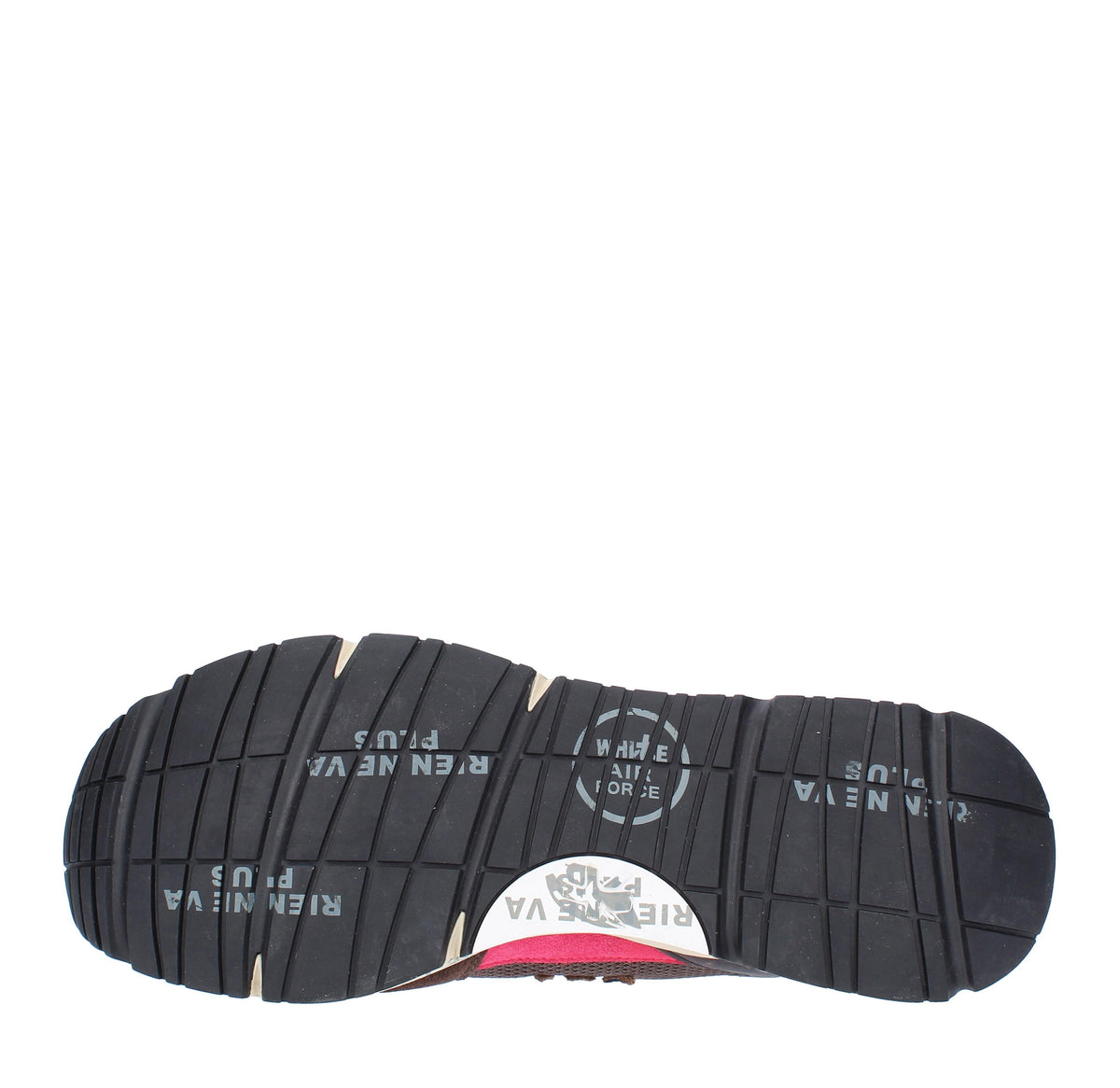 Sneakers in camoscio pelle e tessuto 