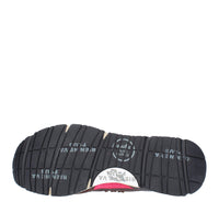 Sneakers in camoscio pelle e tessuto 