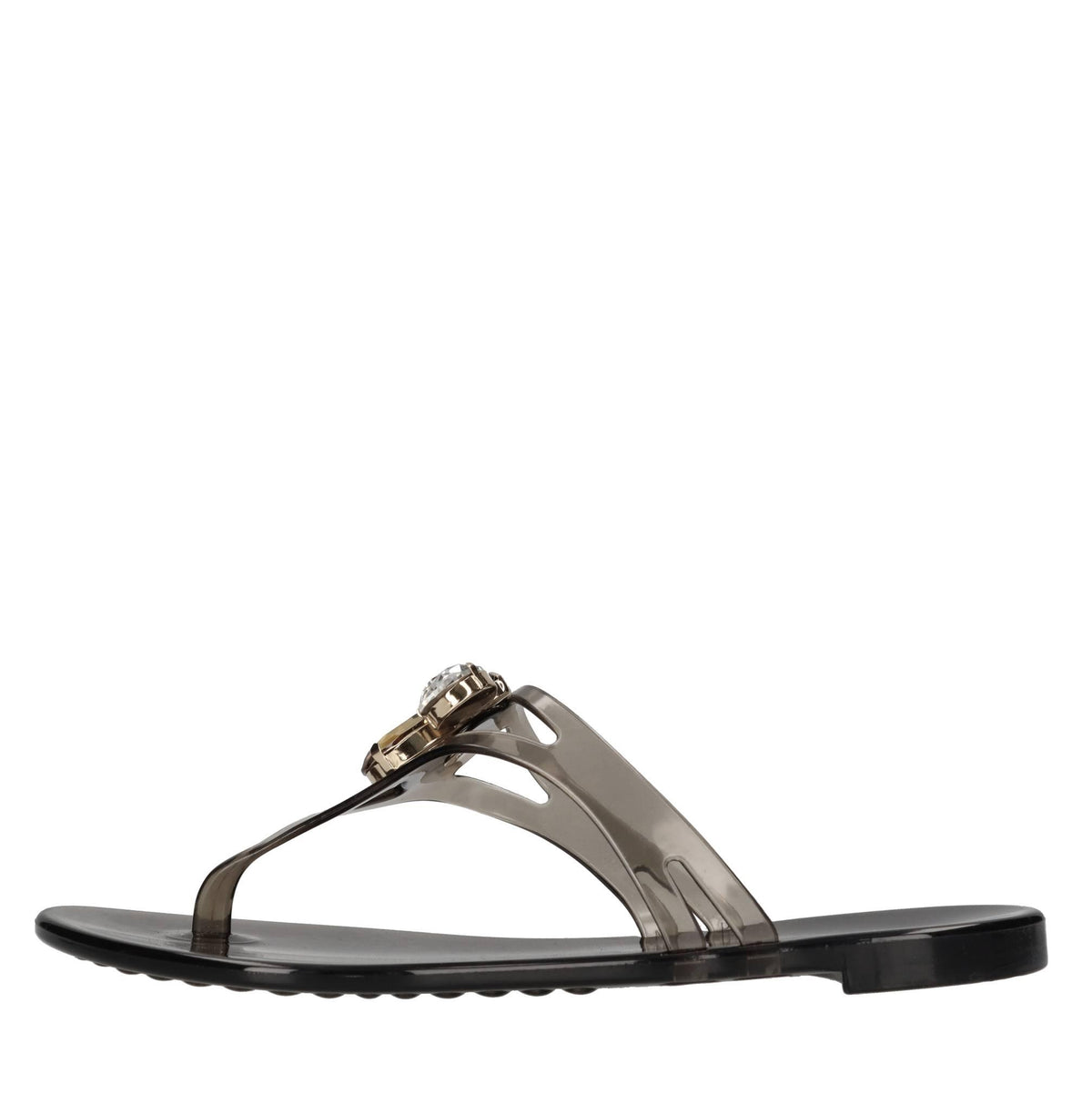 Sandali flat Jelly in PVC e Swarovski 