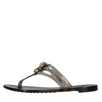 Sandali flat Jelly in PVC e Swarovski 