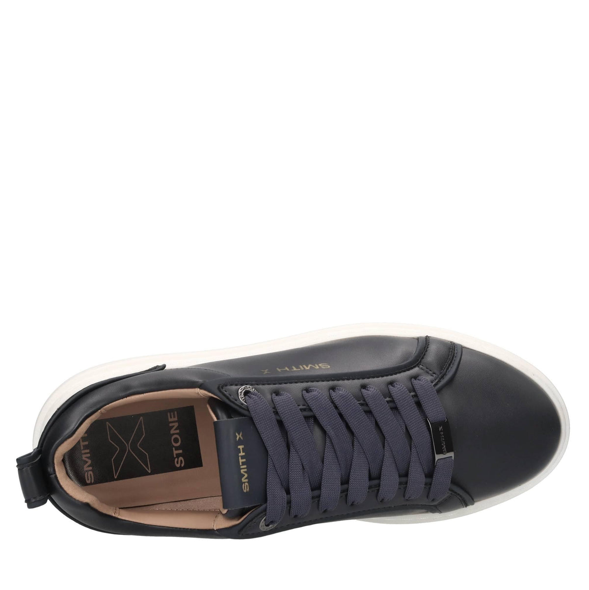 Sneakers in ecopelle e tessuto 