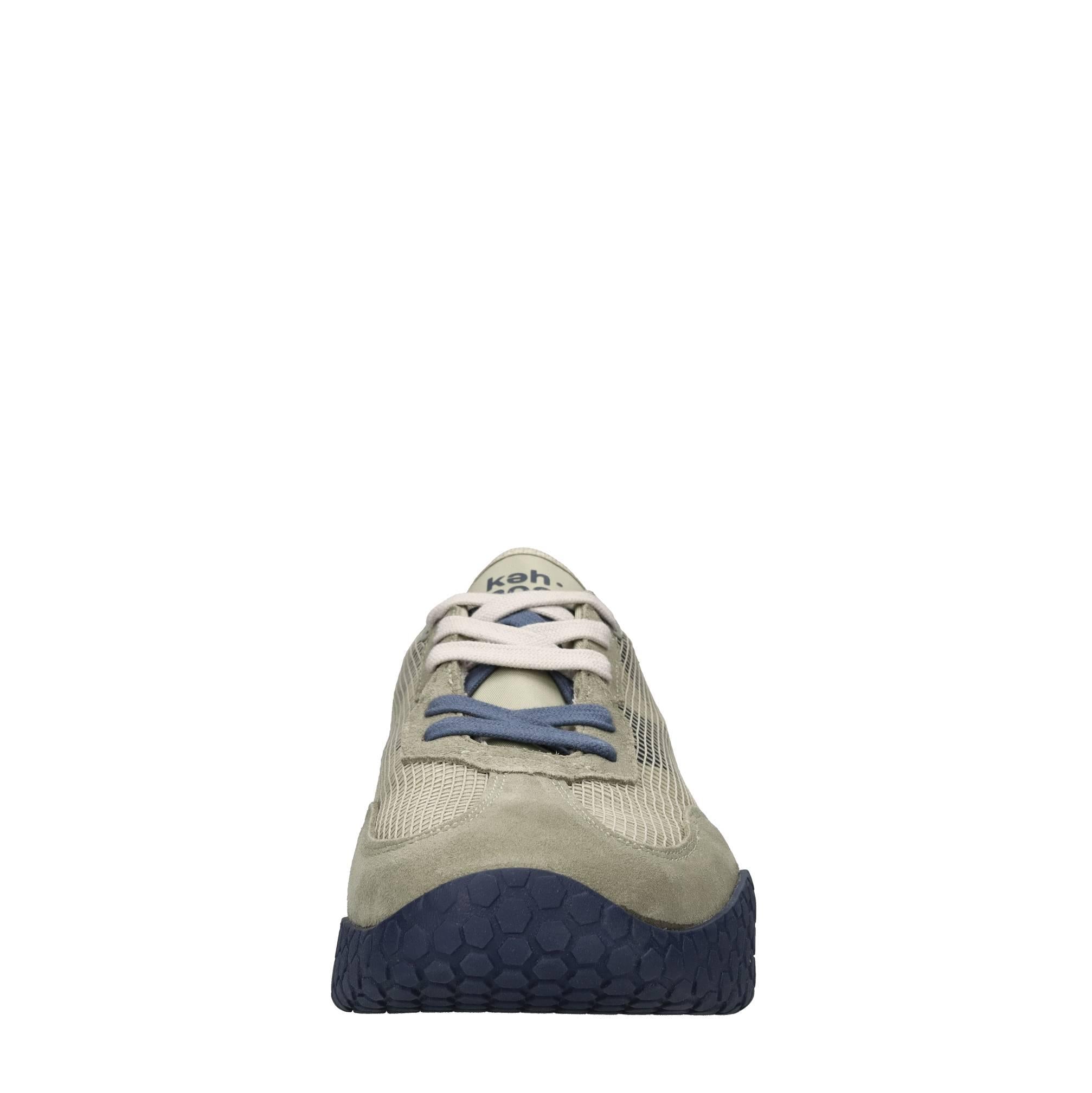 Sneakers in camoscio ecopelle e tessuto 