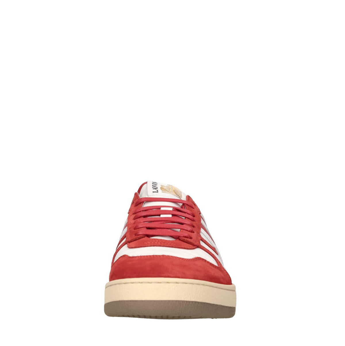Sneakers in pelle,camoscio e tessuto 