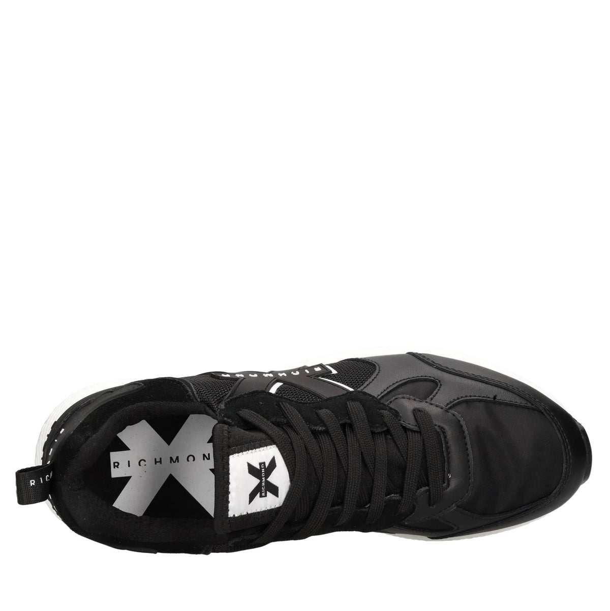 Sneakers in camoscio ed ecopelle 