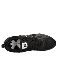Sneakers in camoscio ed ecopelle 