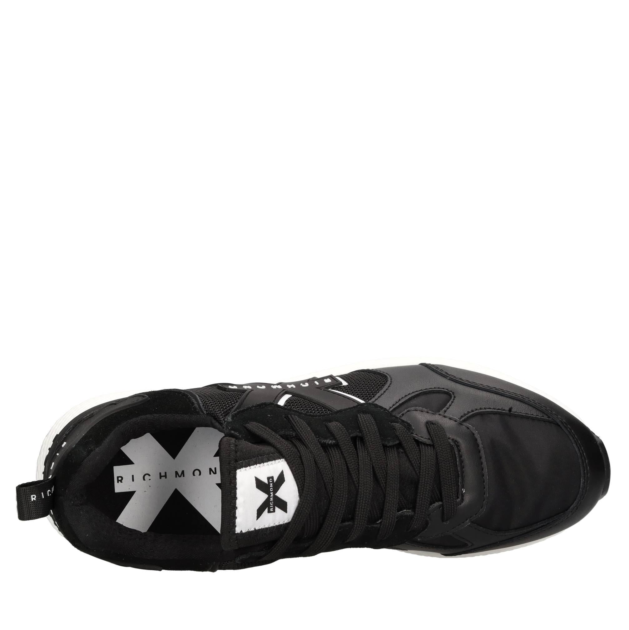 Sneakers in camoscio ed ecopelle 