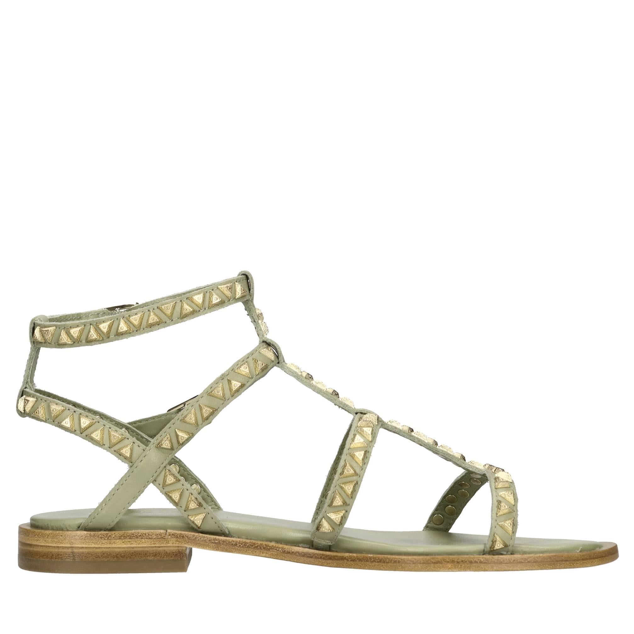 Sandali flat modello PANDORA in pelle 
