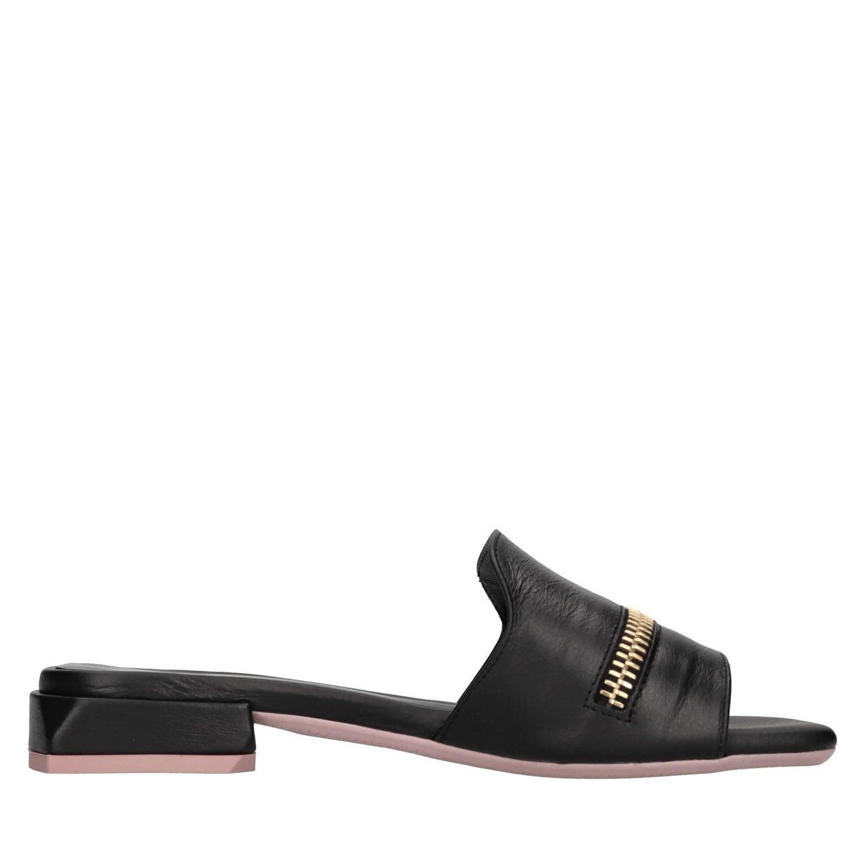 Mules in pelle 