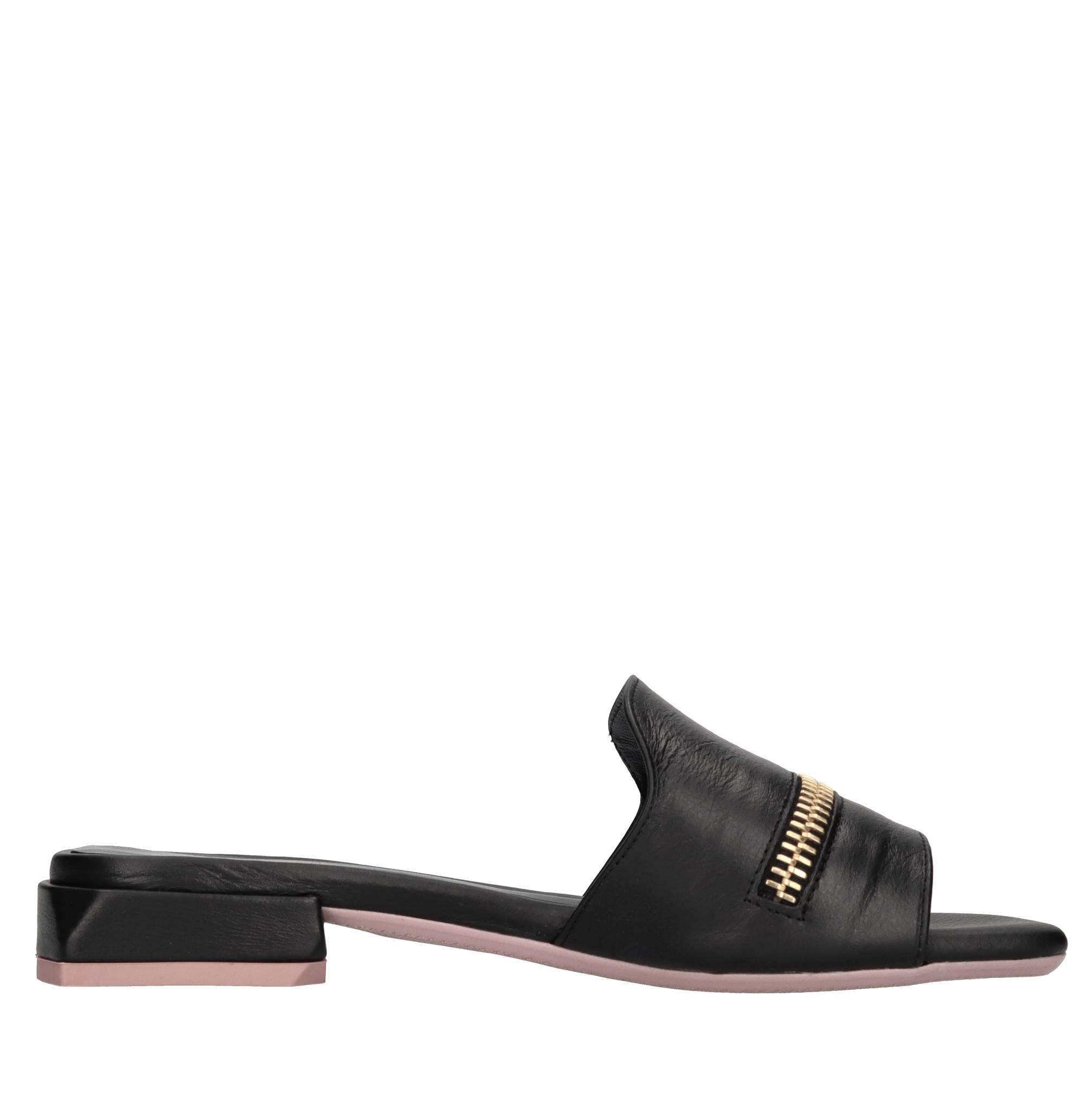 Mules in pelle 