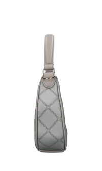 Borsa in tessuto ed ecopelle 
