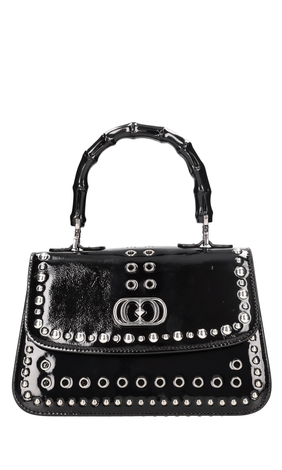 Borsa in pelle e borchie 