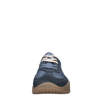 Sneakers in camoscio ecopelle e tessuto 