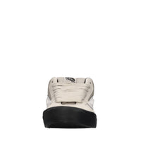 Sneakers in camoscio pelle e tessuto 