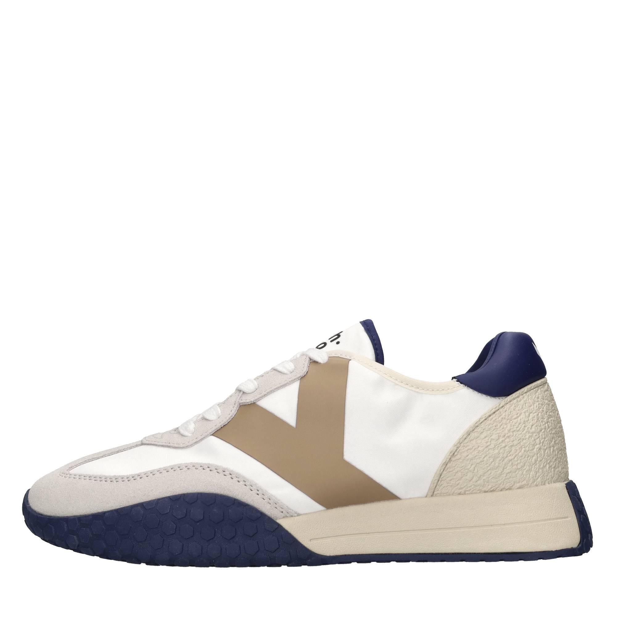 Sneakers in camoscio ecopelle e tessuto 