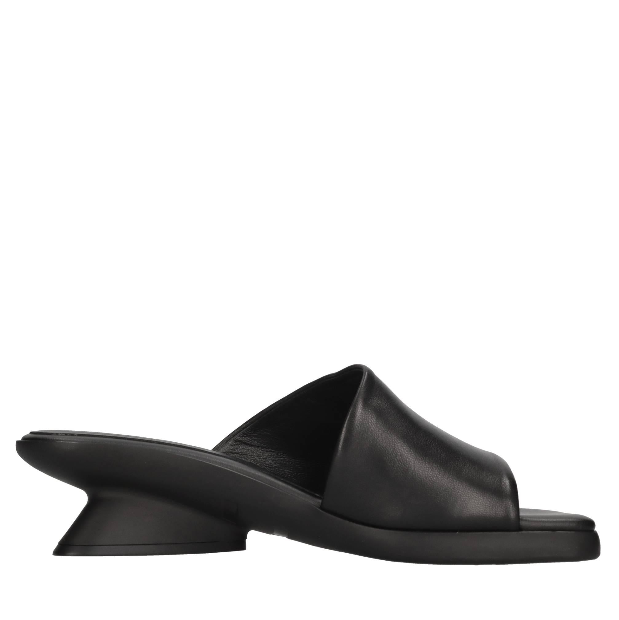 Mules in pelle 