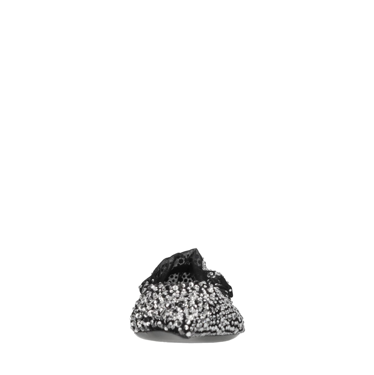 Ballerine slingback in tulle e strass 
