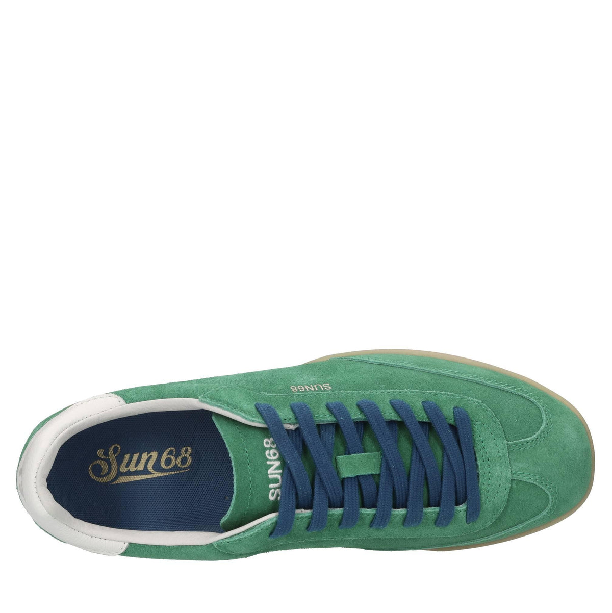 Sneakers in camoscio ed ecopelle 