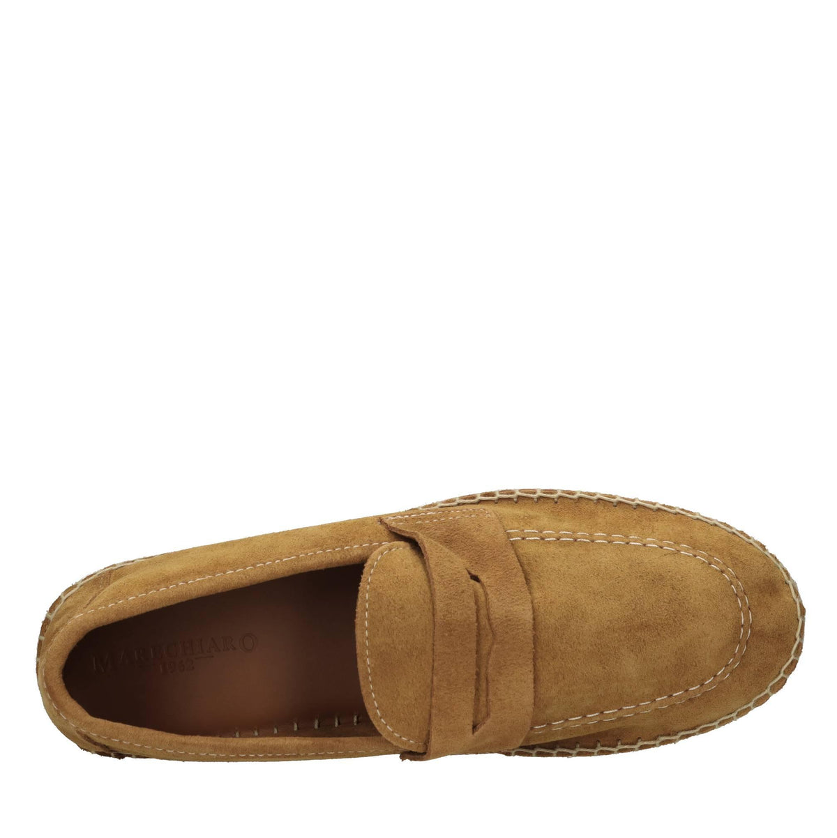Mocassini espadrillas in camoscio 