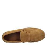 Mocassini espadrillas in camoscio 